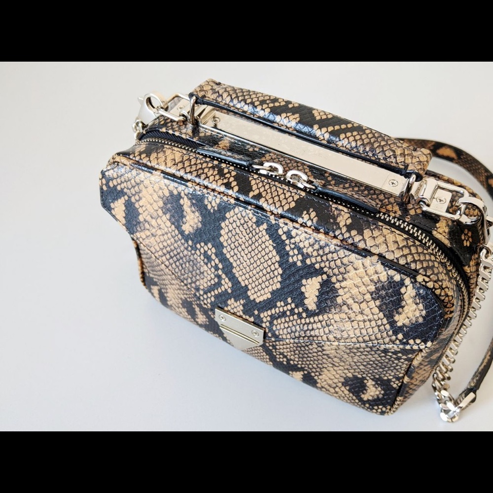 The Kooples Barbara Python-Effect Leather Bag - image 4